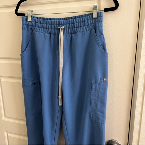 FIGS Blue Scrub Pants Small - Picture 3 of 8
